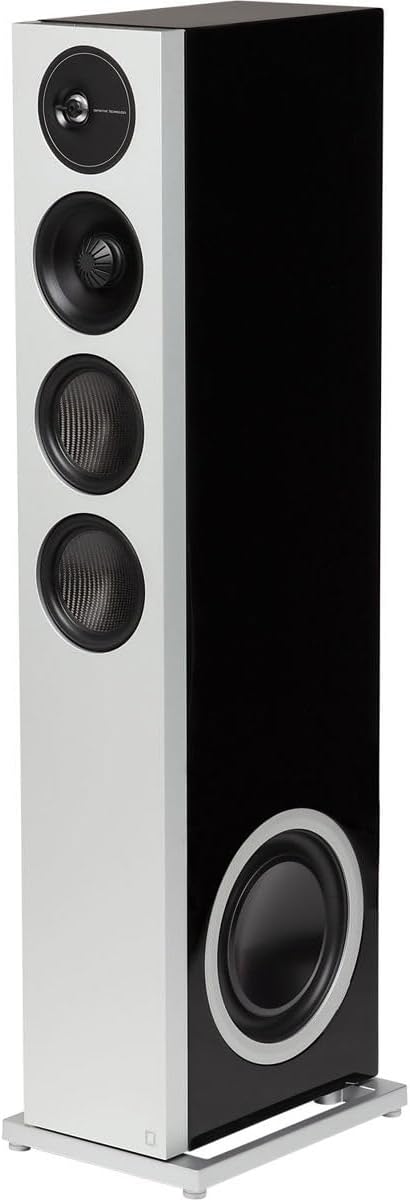 Definitive Technology D15 Demand Series Modern High-Performance 3-Way Tower Speaker (Right-Channel) - Single, Black | Dual 8” Passive Bass Radiators