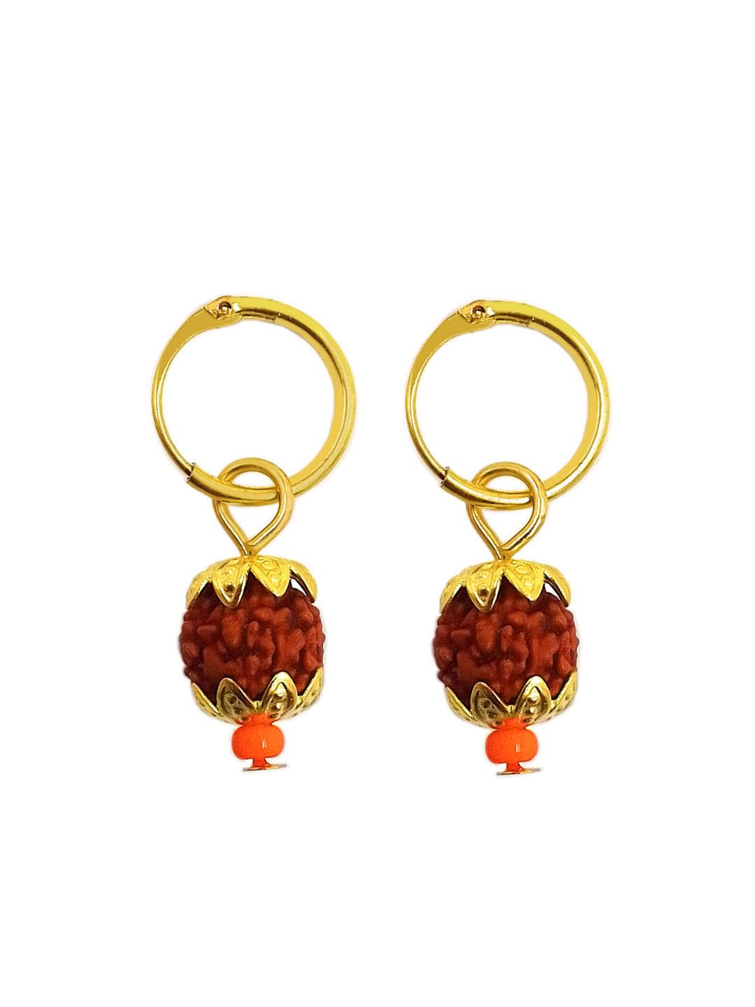 SHINDE EXPORTS rudraksha earrings bali for men and women (Brown) (B0CFGP9WDL) Amazon Price History, Amazon Price Tracker