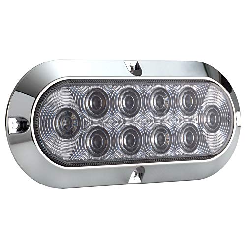 Lámpara LED Ovalada 6" Stop/Tail/Turn Rojo 2 Pack miniatura 2