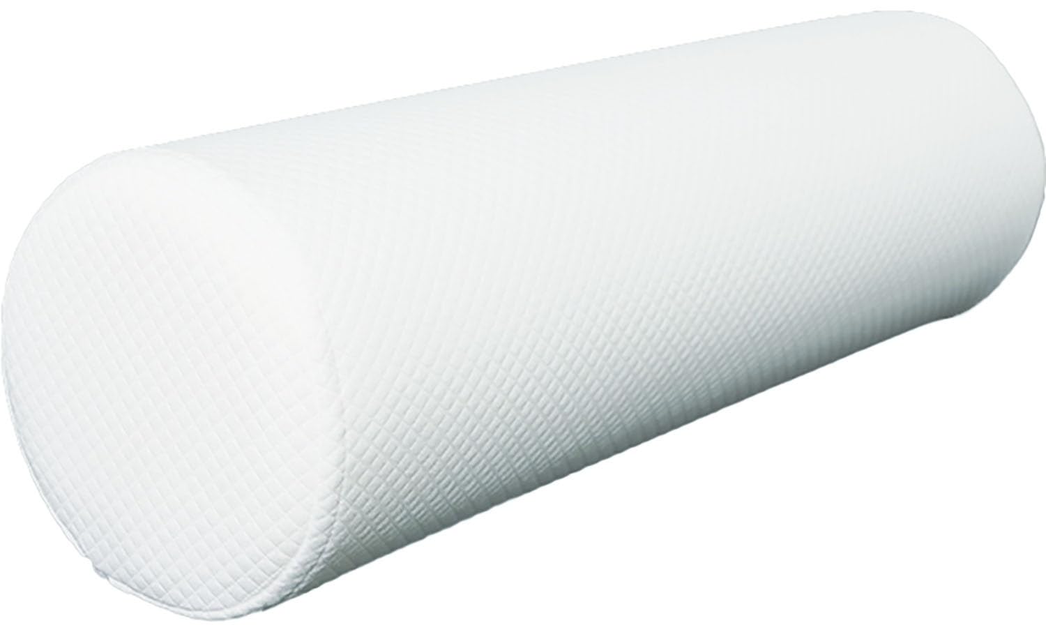 Oreiller de Coussin de Cylindre de Rouleau Cervical Rond for Tête Cou Pieds de Lit Dos Canapé Coussin(White,20x200cm)