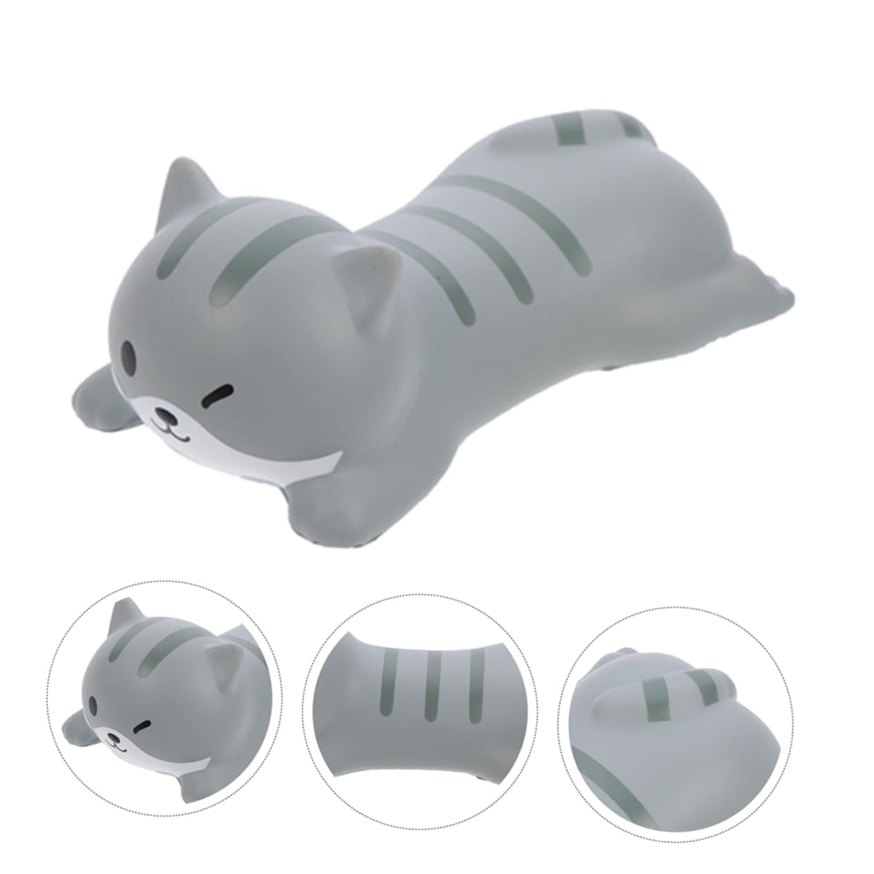 jojofuny 5 Set Tappetino Per Mouse Da Polso Cartone Animato Riposa Tampone Di Topo Supporto Per Polso Imbottito Poggiapolsi Per Mouse Da Ufficio Accessorio Per Mouse Pu Grigio 2 Pezzi * 5