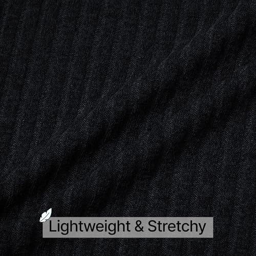 Image of GIVON Women's Lightweight Zip Up Hoodie Brushed Knit Stretchy Fabric Long Sleeve Thin Jackets with Kangaroo Pocket