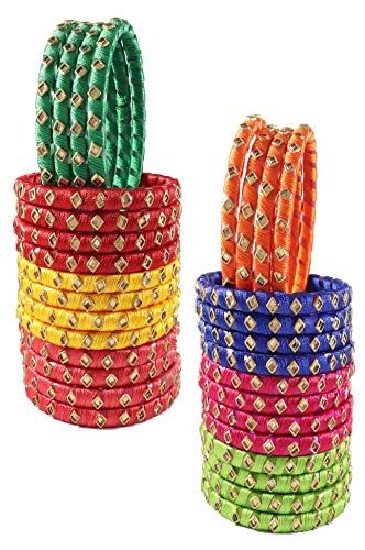Image of NMII Bangle Set for Women (Multi-Colour)