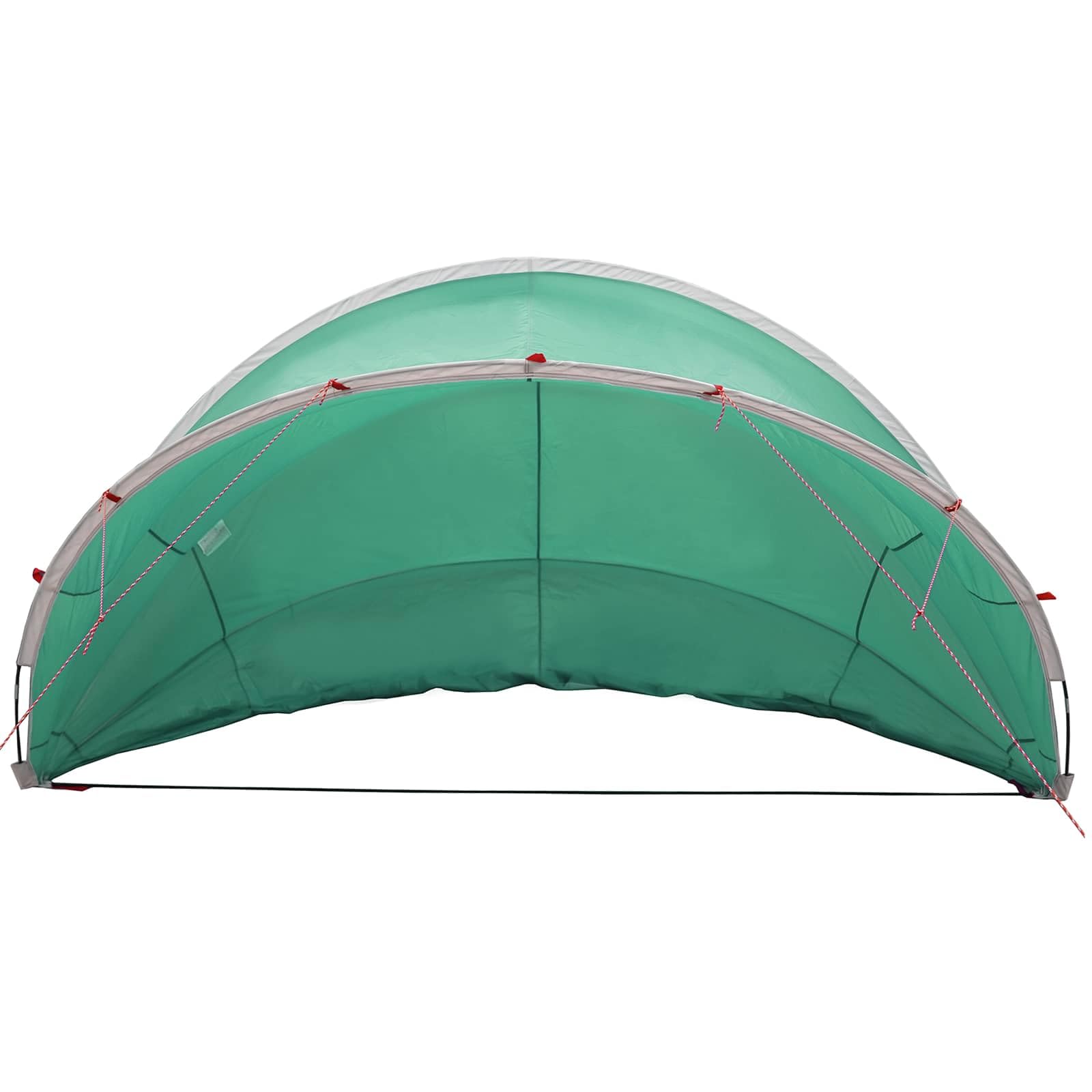 Dôme de Piscine Pliable Bleu 336 x 322 x 160 cm en Polyester 185T revêtement PU avec poteaux Fibre de Verre, Sac de Transport, Protection et Isolation Thermique pour Jardin terrasse