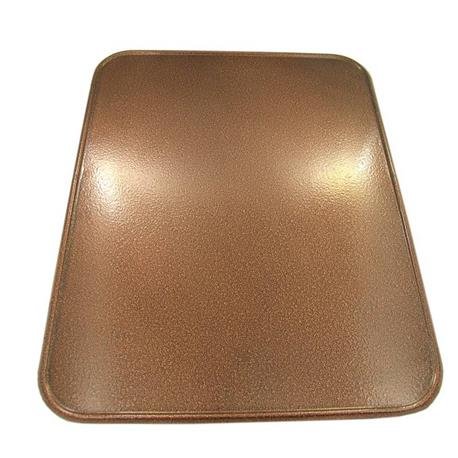 BSD Blech vor einem Kamin 60x80cm Farbe Kupfer