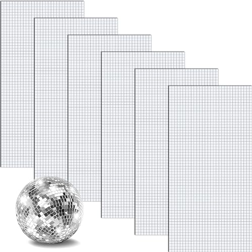 MaehSab Lot de 10 800 miroirs autocollants - Carreaux de mosaïque en verre - Autocollants muraux...