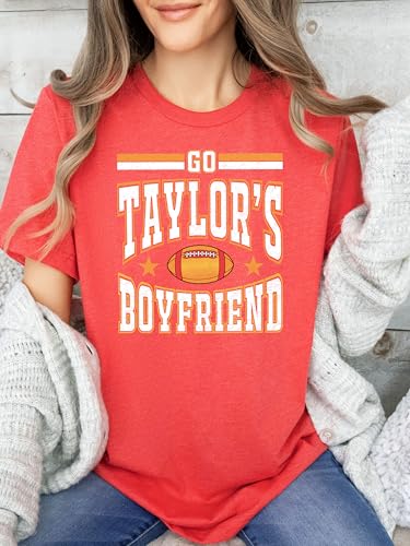Go Taylor's Boyfriend Funny Chiefs Shirt for Kids and Adults3