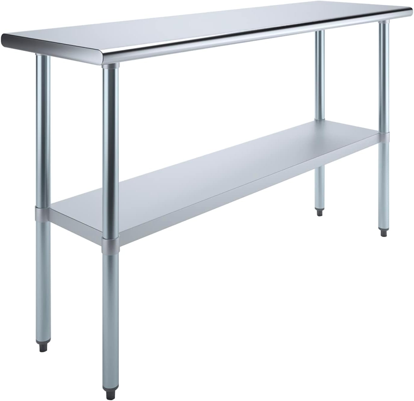Work Table Food Prep Worktable Restaurant Supply Stainless Steel 18 x 60