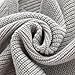 JAYPEIER Toddler's Cable Knit Vest, Sleeveless Sweater for Baby Boys, Color Clash Letter Patchwork Design Tops (US, Age, 5 Years, 6 Years, Gray)