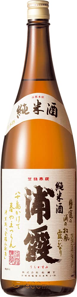 佐浦 【日本酒】浦霞 純米（宮城） 1.8L