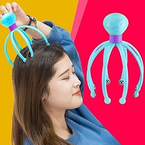 SwissHome Revitalize Your Scalp and Neck with our Hair Growth Vibration Hand Comb Massager - Ultimate Relaxation and Stress Relief for Spa Therapy (Pack Of-1 Pink) 1