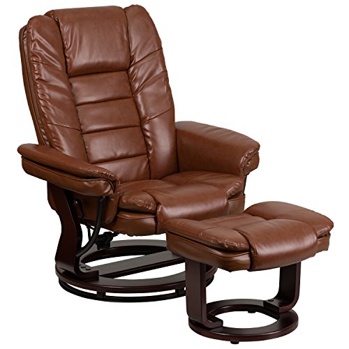 Flash Furniture Bali Recliner with Ottoman