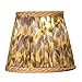 Ridhi Pleated Block Print Lamp Shade Light Steel Blue Floral Medium 4