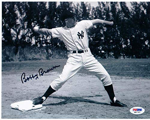 Dr. Bobby Brown Yankees signed 8x10 Photo PSA/DNA AL President auto