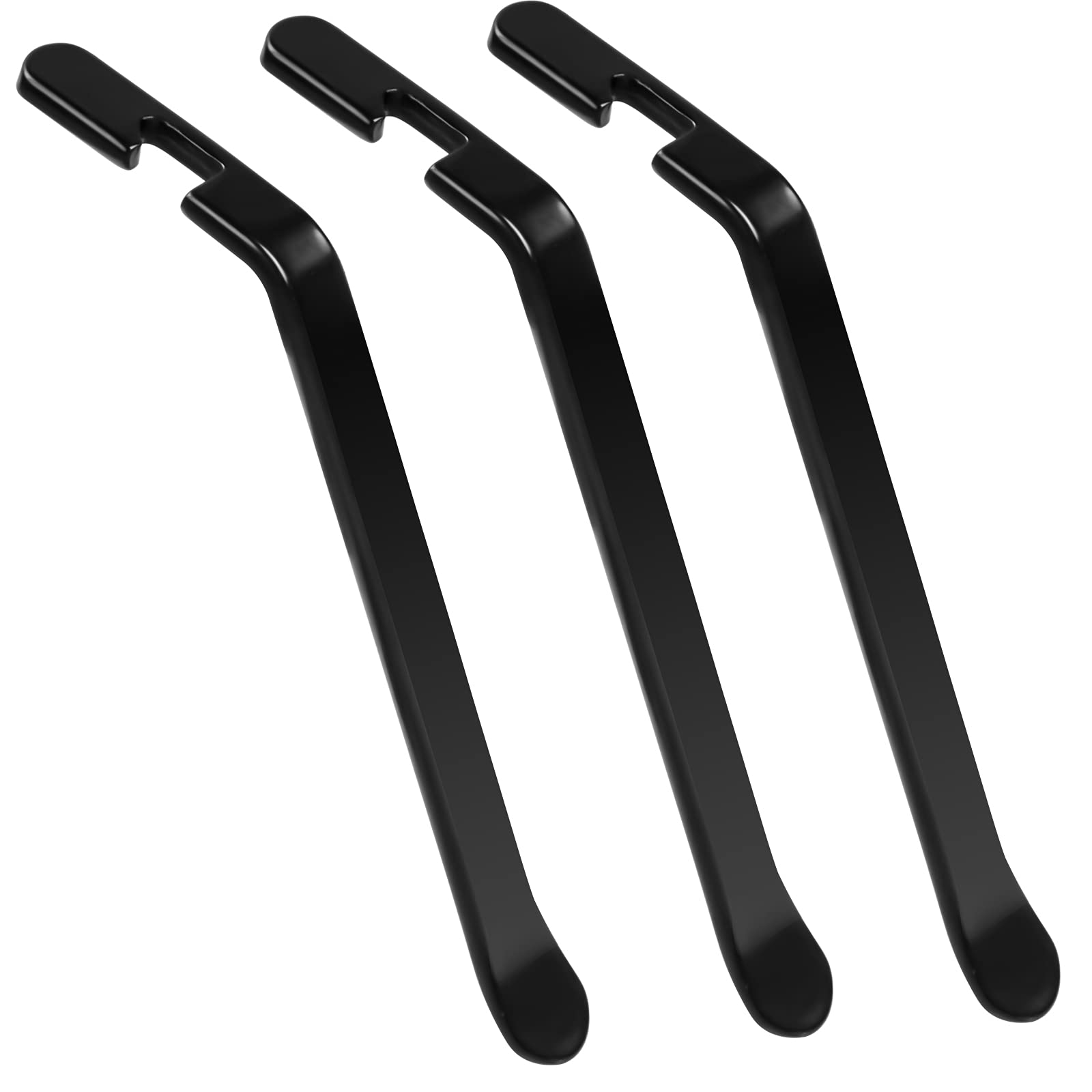 smatime 3PCS Bicycle Tire Lever, Stainless Steel Portable Bike Tire Changing Tool, Bike Tire Removal Repair Tool, Bike Tire Levers to Repair Bike Tube for Tyre Remover