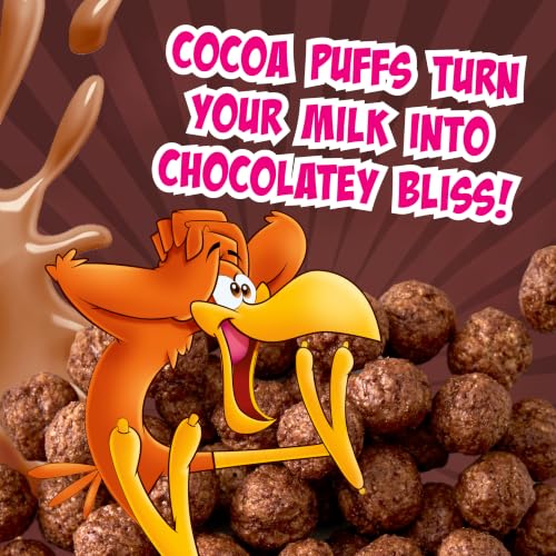 Image of Cocoa Puffs, Chocolatey Breakfast Cereal, Made with Whole Grain, 32 oz Resealable Bag