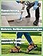 Rasenlüfter Schuhe, 6,6 cm Feder-Nagelschuhe für Rasenbelüftung, Sauerstoff und Feuchtigkeit zuführen, Inkl. 18 Federn, 28 Schrauben, 1 Schlüssel – Gartenwerkzeug für Gesundes Gras