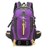 40L Water Resistant Travel Backpack Camp Hike Laptop Daypack Trekking Escalar sacos para homens Mulheres