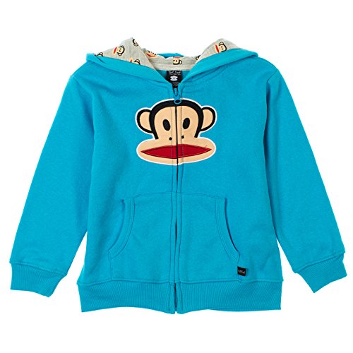 Paul Frank Little Boys' Toddler Classic Hoodie (5) Pool Blue