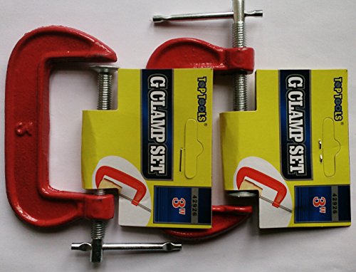 Preisvergleich Produktbild Schraubzwinge, 7,6 cm, 2 Stück