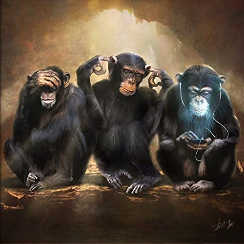 Three Mystic Apes