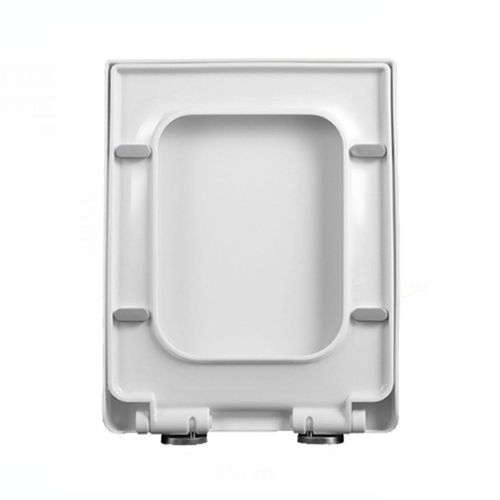 Toilet seat Square Soft Close with Quick Release Customizable Hinge, Easy to Clean, Fixing, Release, seat, Toilet, Square, Quick, Soft, Close, Adjustable, Lightweight