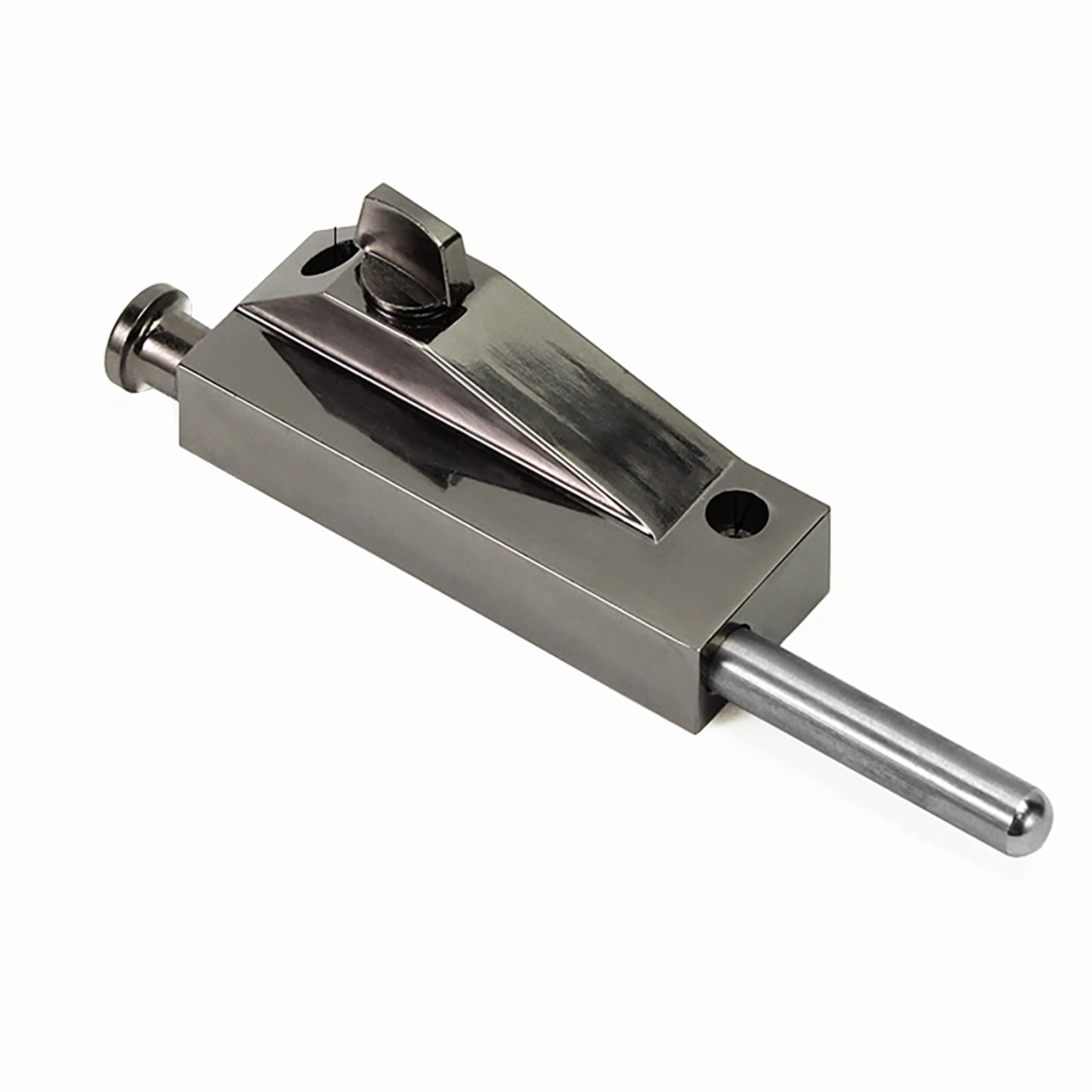Sliding Bolt Locks, Door Slide Bolt Latch Lock Zinc Alloy Flush for(Black)