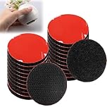 3M VHB Self Adhesive Velcro Pads, OIHCAZ 20 Pack Waterproof Heavy Duty Hook and Loop Sticky Dot (Φ3cm), Shooting Strong Sticky Hook Velcro Tapes for Home Car Outdoor Wood Phone Holder