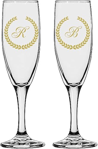 Miniatura 5 de GIFTS INFINITY Juego de 2 copas de champán grabadas con corazones entrelazados para boda (corazón con manos) (corazón infinito 2 corazones)  Regalo