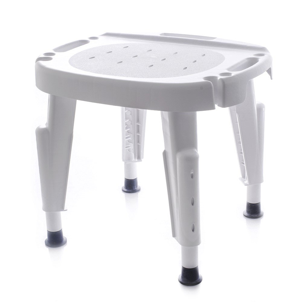 Maddak Adjustable Shower Seat, White (727142001) Adjustable Seat