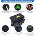 Hrensaw Medium Outdoor Electrical Box(10.6x5.5x4.5inch),Weatherproof Connection Box w/6 Cable Entry,IP54 Waterproof Extension Cord Cover Protect Power Strip,Timer,Plug,Holiday Lights,Black