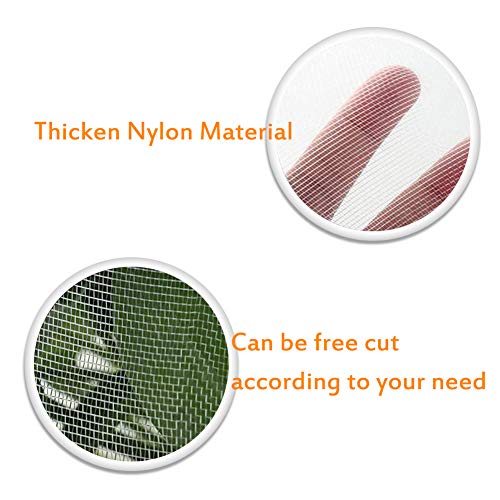 LoYinLo 6.5X9.8Ft Garden Insect Screen Bird Net Barrier Hunting Blind Garden Netting Mesh Bird Netting,Protecting Your Plant Fruits Flower - Thumbnail 4