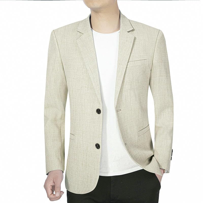 Men's Spring Autumn Lightweight Business Wrinkle-Free Casual Blazer3