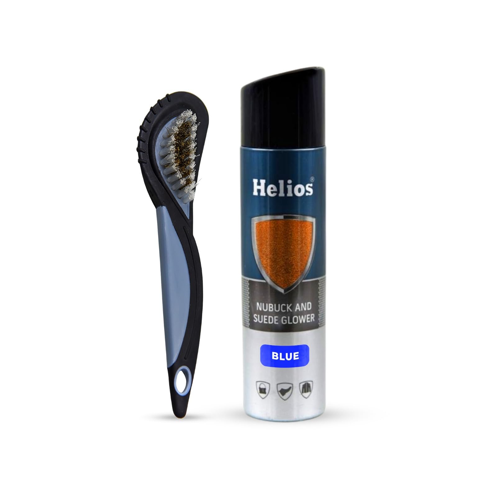 Helios Shoe Accessories Kit 1 Nubuck Suede Glower, 1 Nubuck Suede Brush-Blue (B08LH9TMJ3) Amazon Price History, Amazon Price Tracker