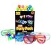 LED Glow Party Favors Party Supplies - 50 LED Glow Party Favor for Kids Glow in The Dark Party Supplies 32 Finger Light Up Toys + 13 Glow Rings + 5 Shades