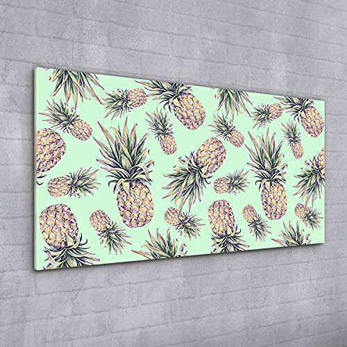 Tableau Image Acrylique 100x50cm Pineapple Tropics Décoration Salon - 2