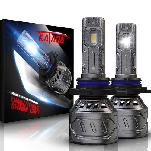 Image of KATANA 9012 Bulbs, HIR2 400% Brightness 6500K Plug and Play Fog of 2 | 1:1 Size,Cooling Fan,360Beam Angle