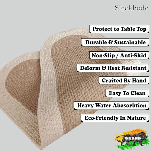 Image of Dining Table Runner for 4 Seater | Table Runners for Living Room | Cotton Runner for Centre Table | Side Table Cover | Runner for Dining | Home Center Table Runner (91 X 30 Centimeter)
