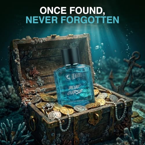 Image of BEARDO Blue Curse Perfume for Men,50ml | Long Lasting Fragrance | Eau De Parfum for Man | Bold & Irresistible Fragrance | Premium Perfume | Perfume for Man | Gift for Men | Gift for boyfriend