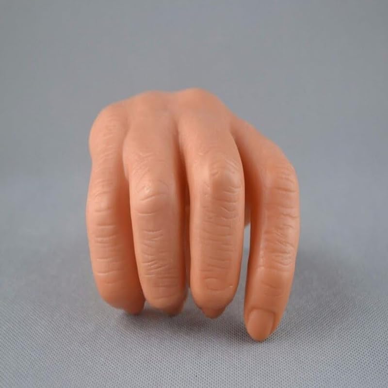 The Third Hand Fake Hand (9.5cm W) Magic Tricks Magician Stage Accessories Illusion Gimmick Props Comedy Funny Joke Miracle Hand