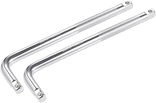Miniatura 5 de uxcell Llave de barra de extensión en forma de L para disyuntor de enchufe de 14 pulgadas, 2 piezas, CR-V