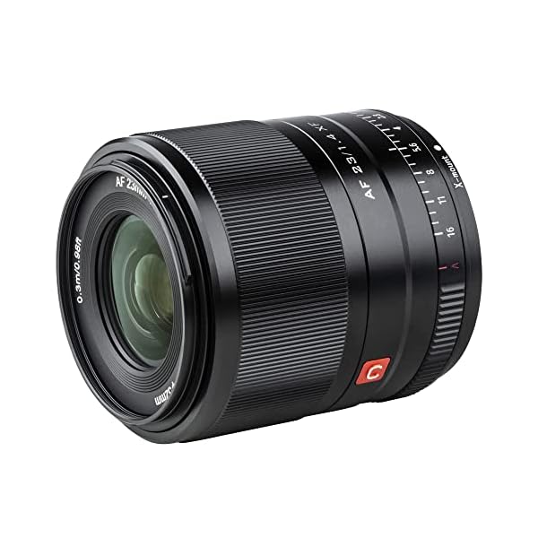 VILTROX AF 23mm F1.4 XF Lens for Fuji X-Mount,Auto Focus Wide Angle APS-C Prime Lens for Fujifilm X Mount Camera X-T4 X-T3 X-T2 X-T30 X-T20 X-PRO2 X-H1 X-E4 X-S10
