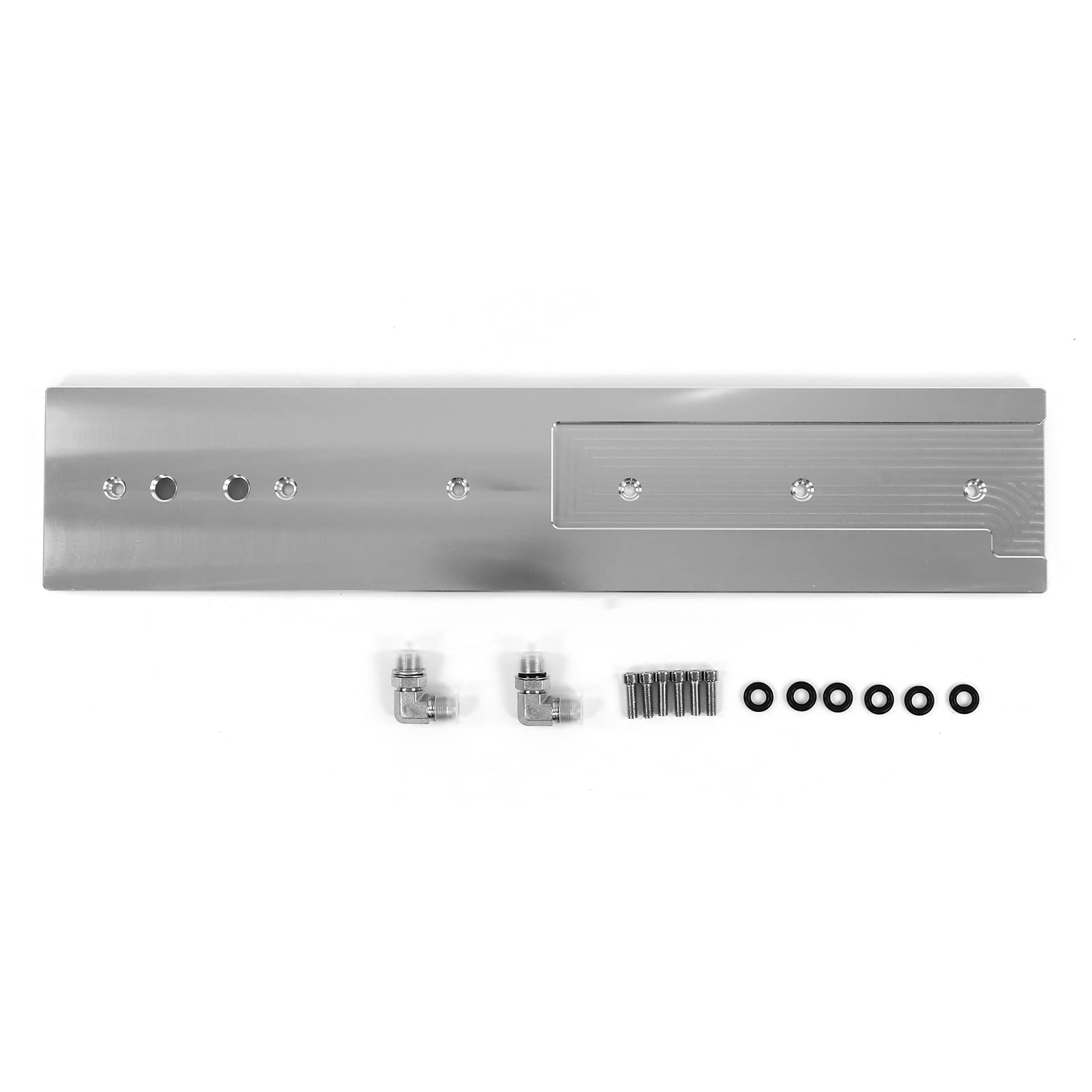 Sostituzione Coperchio Punterie per 1500 2500 3500 5.9L 19892002, Kit Coperchio Punterie in Alluminio Billet con Pompe di Iniezione VE44, P7100
