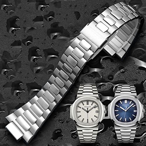 Correa Patek Philippe Nautilus 5711 EZZON de acero inoxidable eslabones macizos 2