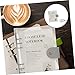 Angoily Scrapbook Loose-Leaf Notebook Detachable Binder Memo Pad for Daily Writing and Planning for Students and Office Use
