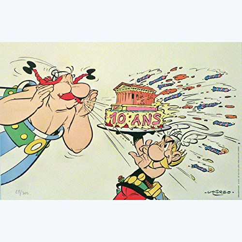 Affiche Uderzo Nîmes 2011 : ravivez votre passion pour la bande dessinée légendaire