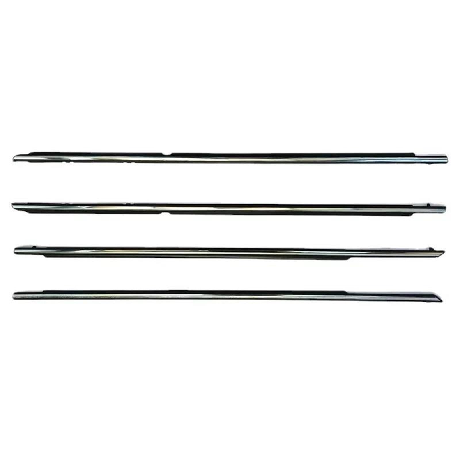 Ujnheq Color2 4Pcs Chrome Car Window Glass Seal Moulding Trim For Toyota For Camry 2006-2014 Insulation Seal(Color2)