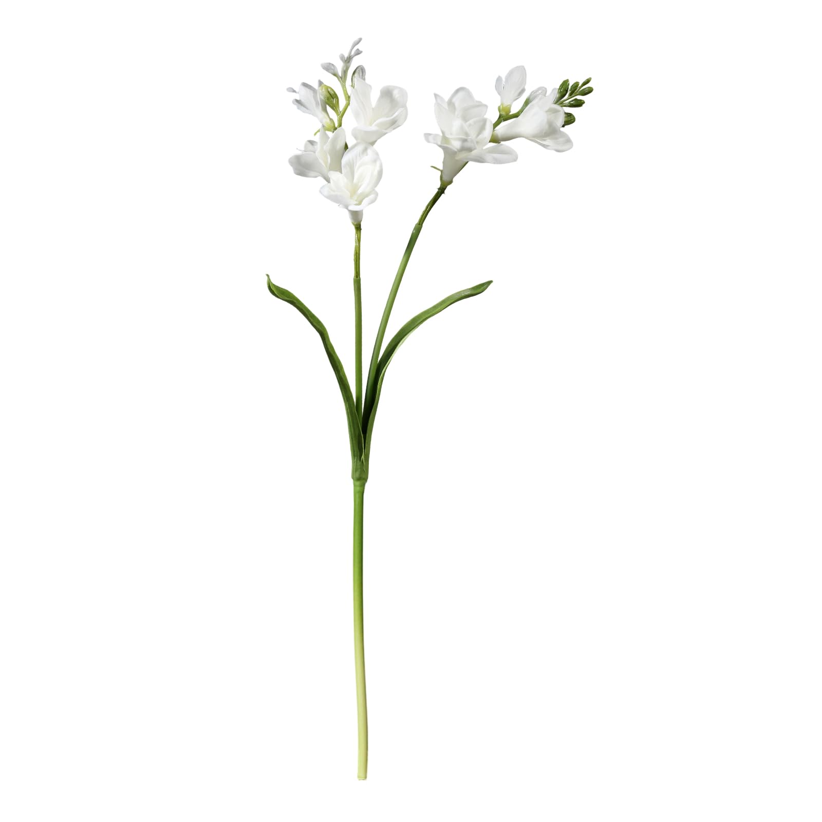 Kaeltsyn Realistic Artificial Freesia Flower with Bendable Iron Wire for Home Floral Arrangements Wedding Table Centerpieces Home Table Highlight Flower