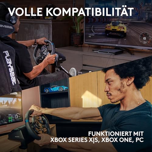 Logitech G G923 Rennlenkrad und Pedale für Xbox Series X|S – Ansicht 4