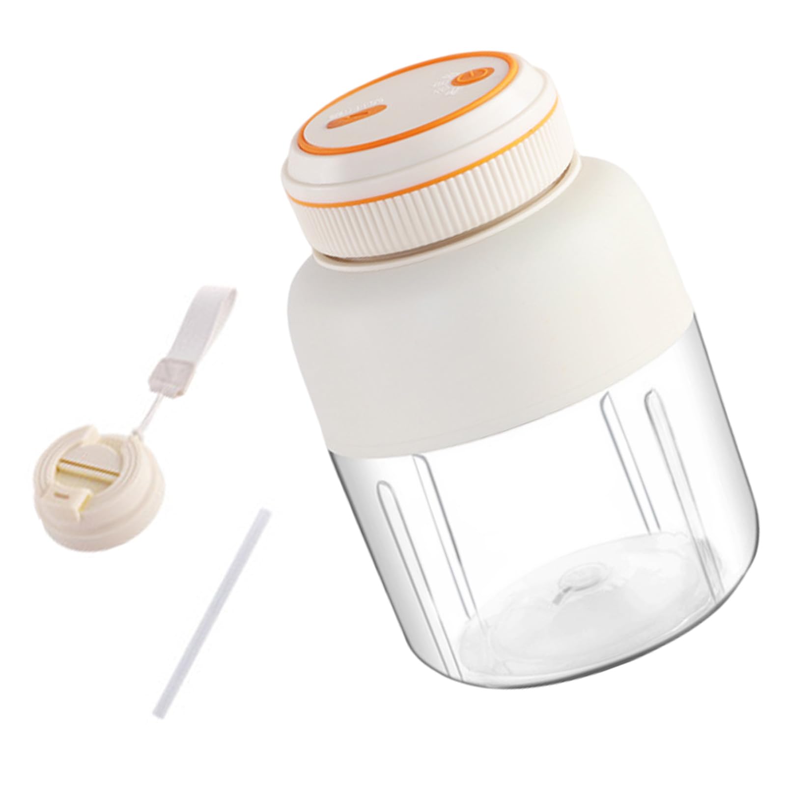 Uqezagpa 1 800ml Portable Electric Rechargeable Juicer Cup for Shakes Cordless Mixer for Gym/Travel/Home Portable Juicer